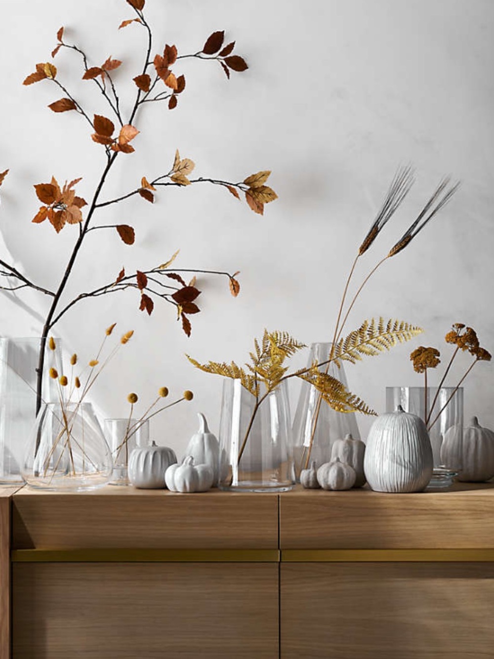 New! Crate&Barrel Glossy White Ceramic Pumpkin Accent LARGE - Picture 6 of 7